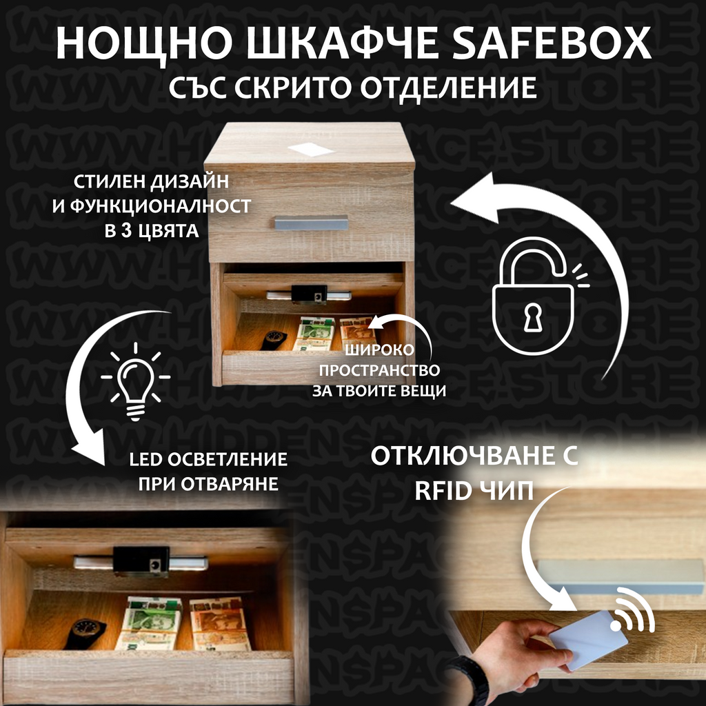 Нощно Шкафче SafeBox